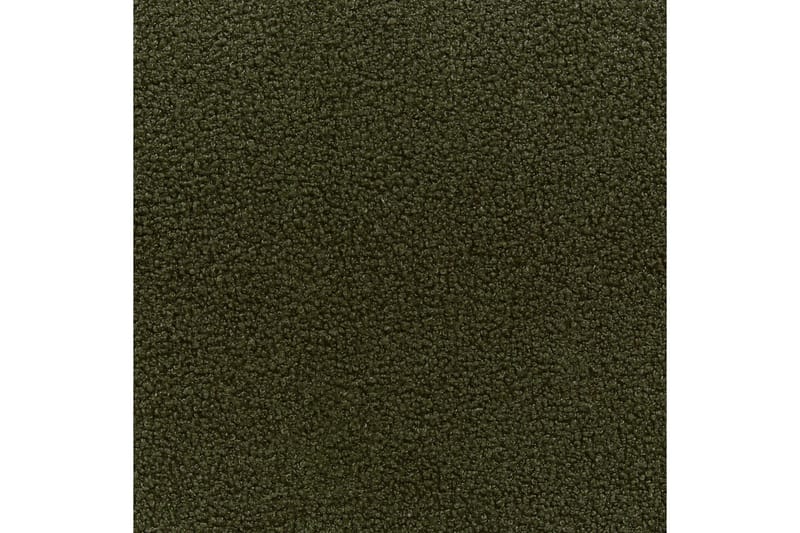 Seng med lamelramme Linards - Grøn/Bouclé, 160x200 cm - Møbler - Senge - Sengeramme & sengestel