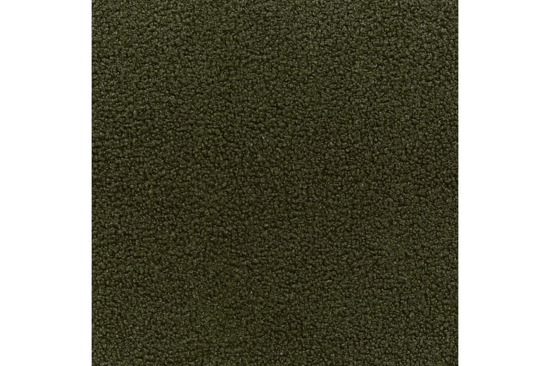 Seng med lamelramme Linards - Grøn/Bouclé, 160x200 cm - Møbler - Senge - Sengeramme & sengestel