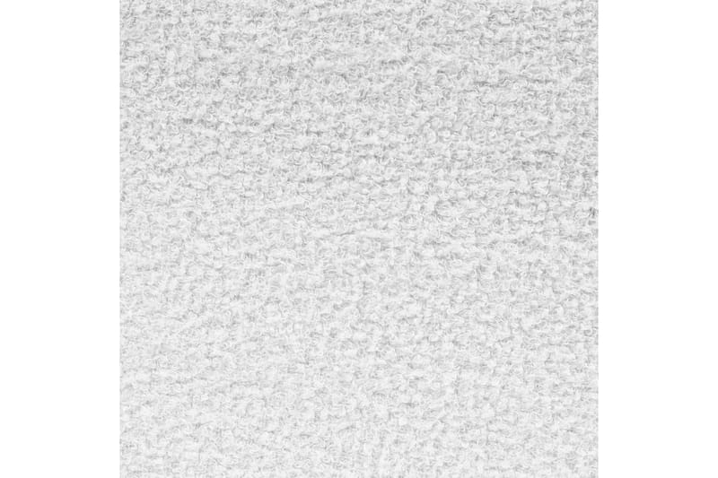 Seng med lamelramme Linards - Hvid/Bouclé, 160x200 cm - Møbler - Senge - Sengeramme & sengestel