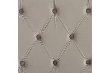 Seng med lamelramme Lubbon - Lys grå, sølv, Lys grå, Sølv, Lysegrå, Sølv, 180x200 cm - Møbler - Senge - Sengeramme & sengestel