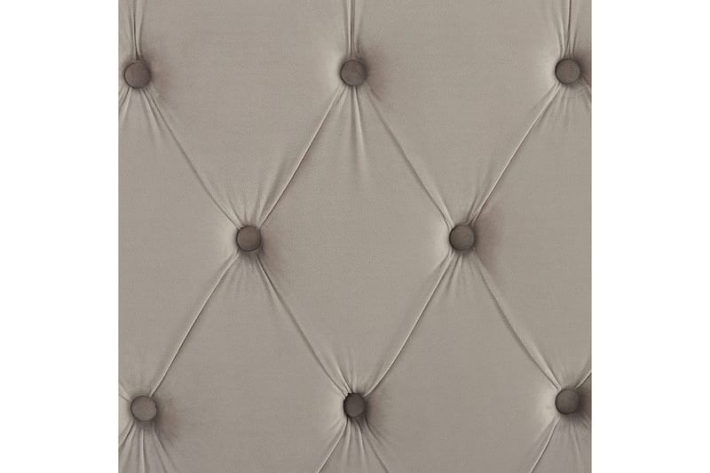 Seng med lamelramme Lubbon - Lys grå, sølv, Lys grå, Sølv, Lysegrå, Sølv, 180x200 cm - Møbler - Senge - Sengeramme & sengestel