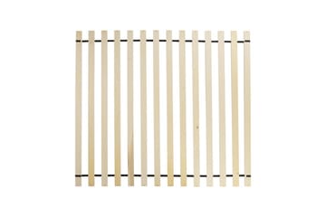 Seng med lamelramme Lubbon - Sort, Sølv, 160x200 cm - Møbler - Senge - Sengeramme & sengestel