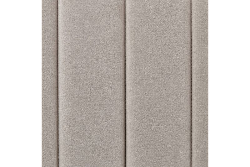 Seng med lamelramme Lunan - Grå/fløjl, 140x200 cm - Møbler - Senge - Sengeramme & sengestel