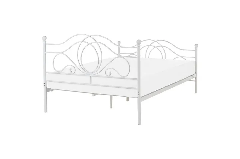 Seng med lamelramme Lyra - Hvid - Møbler - Senge - Sengeramme & sengestel