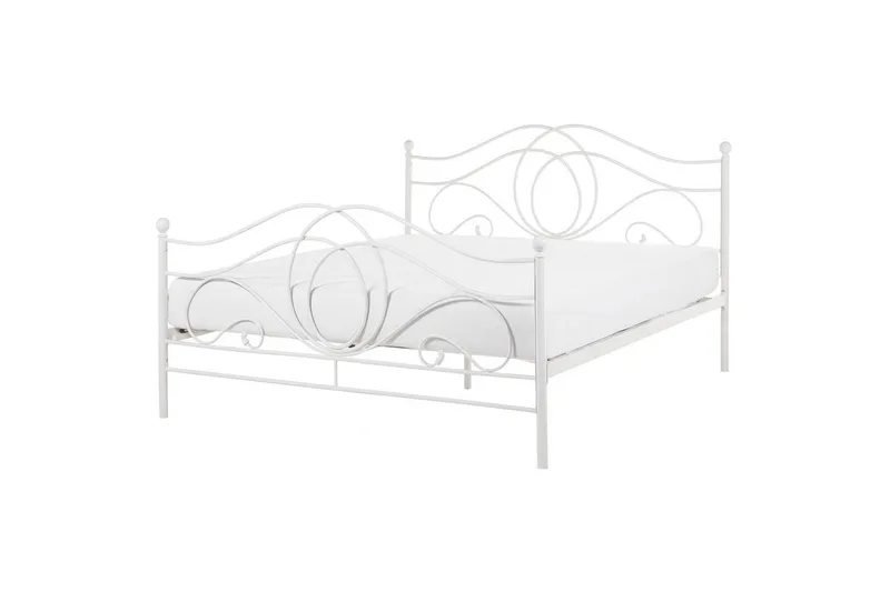 Seng med lamelramme Lyra - Hvid - Møbler - Senge - Sengeramme & sengestel