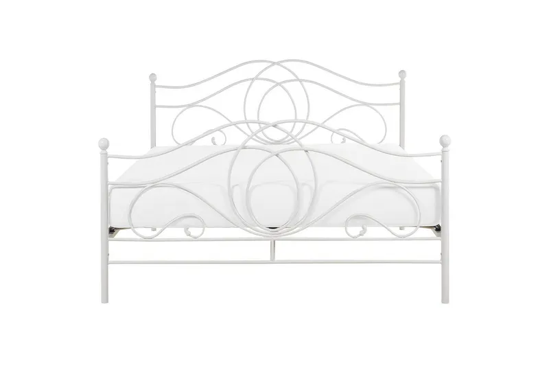 Seng med lamelramme Lyra - Hvid - Møbler - Senge - Sengeramme & sengestel