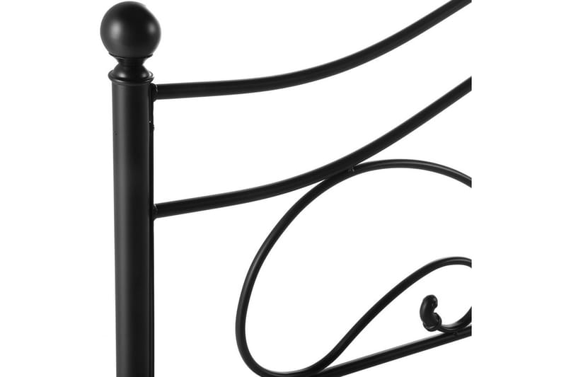 Seng med lamelramme Lyra - Sort - Møbler - Senge - Sengeramme & sengestel