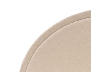 Seng med lamelramme Margut - Beige/Bouclé, Beige/bouclé, 160x200 cm - Møbler - Senge - Sengeramme & sengestel