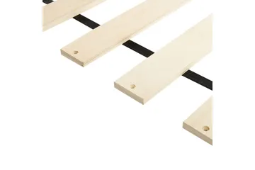 Seng med lamelramme Margut - Beige/Bouclé, Beige/bouclé, 160x200 cm - Møbler - Senge - Sengeramme & sengestel