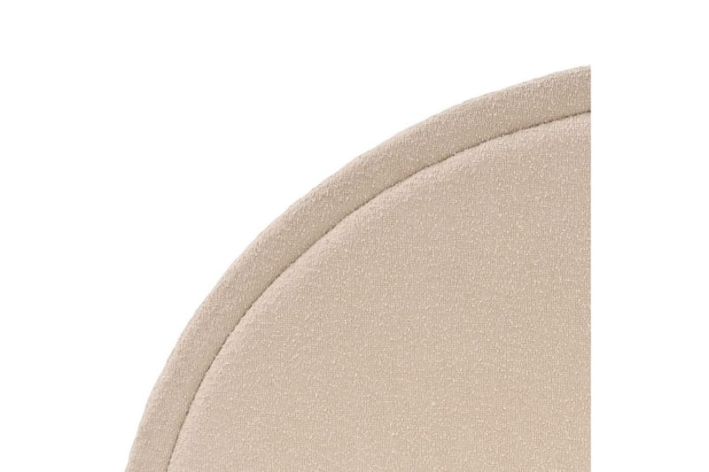 Seng med lamelramme Margut - Beige/Bouclé, Beige/bouclé, 160x200 cm - Møbler - Senge - Sengeramme & sengestel