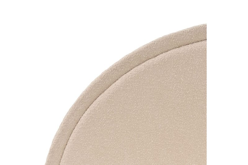 Seng med lamelramme Margut - Beige/Bouclé, Beige/bouclé, 180x200 cm - Møbler - Senge - Sengeramme & sengestel