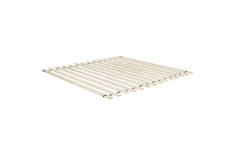 Seng med lamelramme Margut - Beige/Polyester, Beige/polyester, 180x200 cm - Møbler - Senge - Sengeramme & sengestel