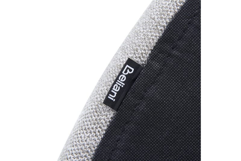 Seng med lamelramme Margut - Grå/Polyester, 160x200 cm - Møbler - Senge - Sengeramme & sengestel