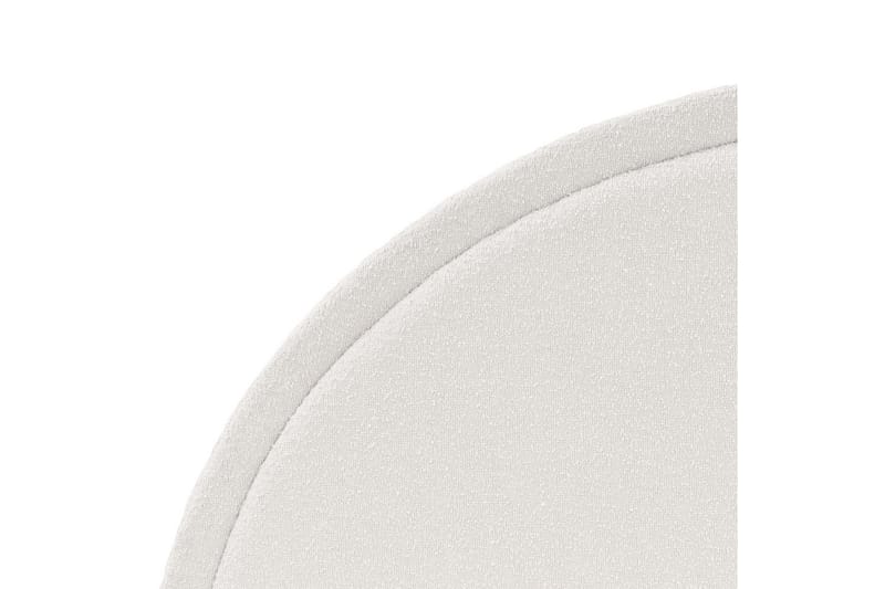 Seng med lamelramme Margut - Hvid/Bouclé, 180x200 cm - Møbler - Senge - Sengeramme & sengestel