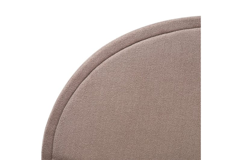 Seng med lamelramme Margut - Taupe/Bouclé, 160x200 cm - Møbler - Senge - Sengeramme & sengestel