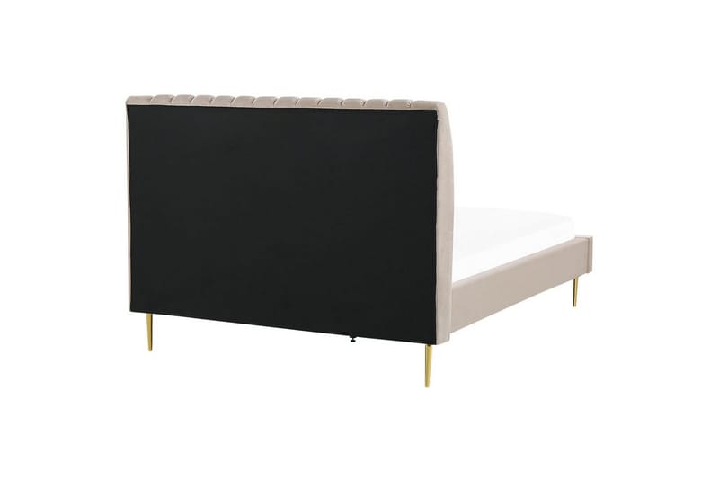 Seng med lamelramme Marville - Beige, 140x200 cm - Møbler - Senge - Sengeramme & sengestel