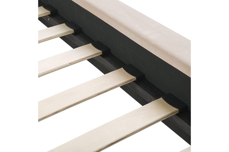 Seng med lamelramme Marville - Beige, guld, 180x200 cm - Møbler - Senge - Sengeramme & sengestel