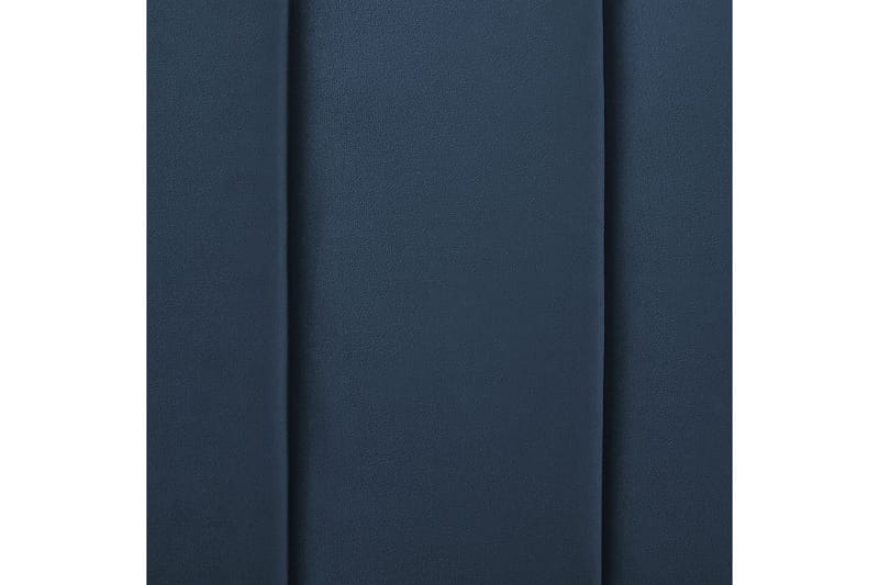 Seng med lamelramme Marville - Blå, guld, 140x200 cm - Møbler - Senge - Sengeramme & sengestel
