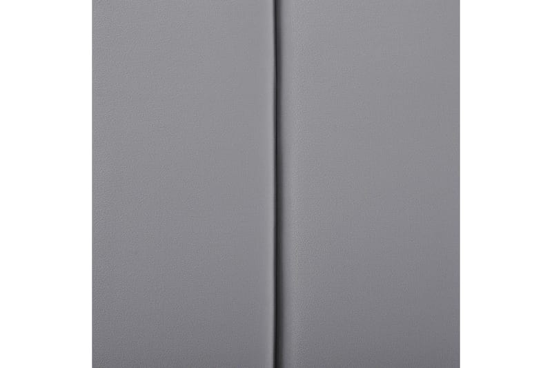 Seng med lamelramme Marville - Grå, guld, 140x200 cm - Møbler - Senge - Sengeramme & sengestel