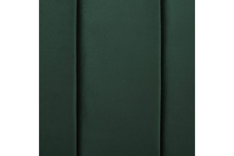 Seng med lamelramme Marville - Grøn, guld, 140x200 cm - Møbler - Senge - Sengeramme & sengestel