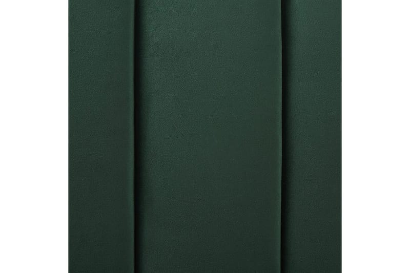 Seng med lamelramme Marville - Grøn, guld, 180x200 cm - Møbler - Senge - Sengeramme & sengestel