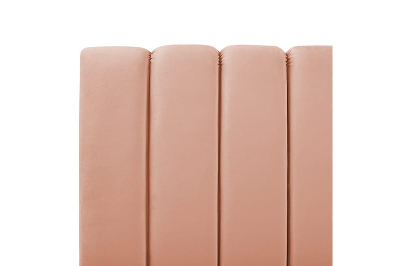 Seng med lamelramme Marville - Rosa, Guld, Rosa, guld, 140x200 cm - Møbler - Senge - Sengeramme & sengestel