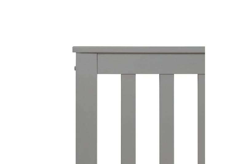 Seng med lamelramme Mayenne - Grå, 140x200 cm - Møbler - Senge - Sengeramme & sengestel