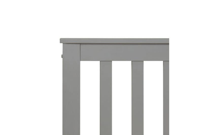 Seng med lamelramme Mayenne - Grå, 160x200 cm - Møbler - Senge - Sengeramme & sengestel