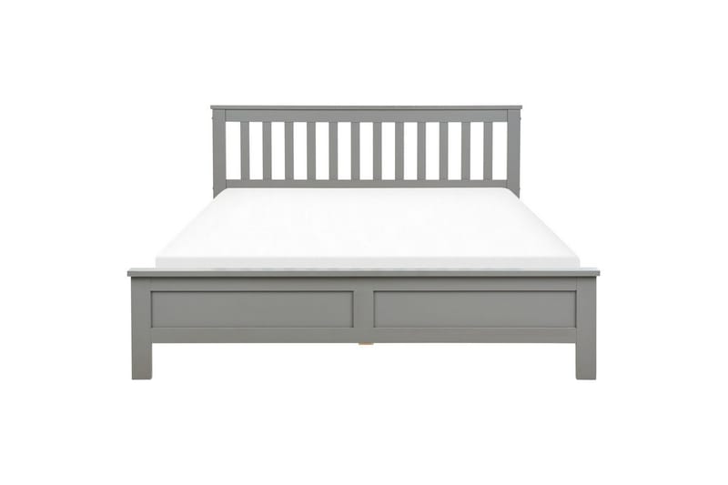 Seng med lamelramme Mayenne - Grå, 160x200 cm - Møbler - Senge - Sengeramme & sengestel