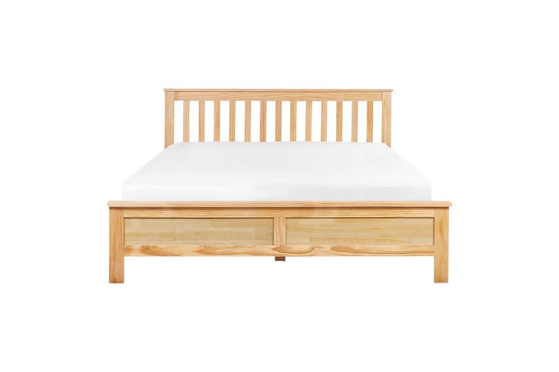 Seng med lamelramme Mayenne - Lyst træ, 140x200 cm - Møbler - Senge - Sengeramme & sengestel
