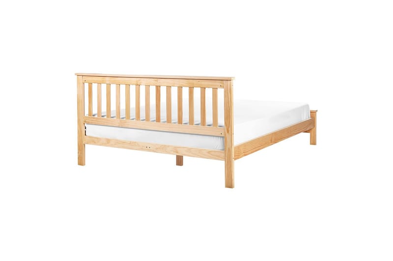 Seng med lamelramme Mayenne - Lyst træ, 140x200 cm - Møbler - Senge - Sengeramme & sengestel