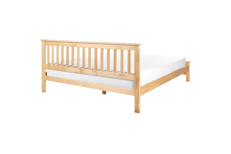Seng med lamelramme Mayenne - Lyst træ, 180x200 cm - Møbler - Senge - Sengeramme & sengestel