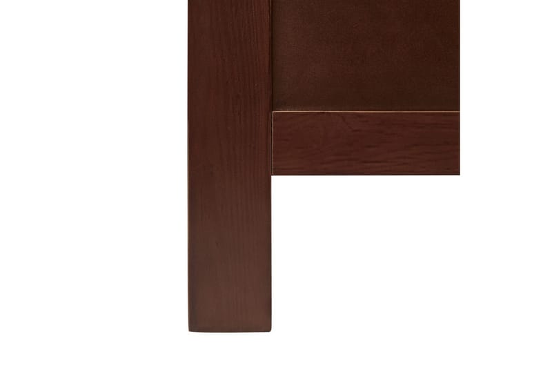Seng med lamelramme Mayenne - Mørkt træ, 160x200 cm - Møbler - Senge - Sengeramme & sengestel