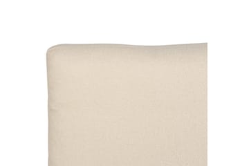 Seng med lamelramme Melle - Beige/Bouclé, Beige/bouclé, Beige/Boucléstof, 140x200 cm - Møbler - Senge - Sengeramme & sengestel