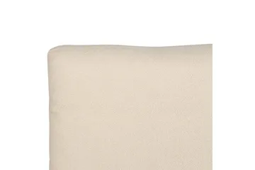 Seng med lamelramme Melle - Beige/Bouclé, Beige/bouclé, Beige/Boucléstof, 180x200 cm - Møbler - Senge - Sengeramme & sengestel