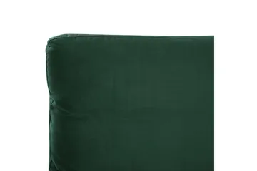 Seng med lamelramme Melle - Grøn, Sort/Fløjl, Grøn, Sort/Velour, Grøn, sort/fløjl, Grøn, sort/Fløjl, 140x200 cm - Møbler - Senge - Sengeramme & sengestel