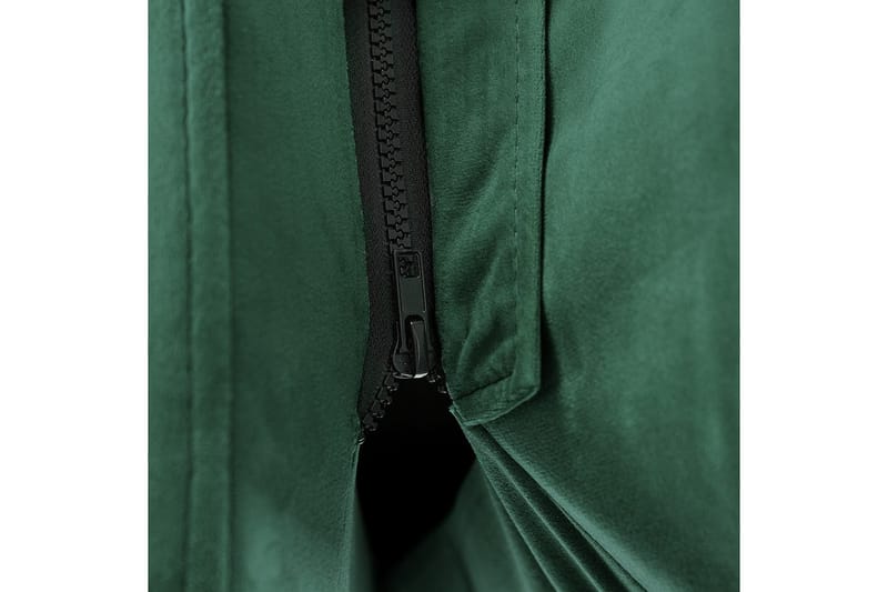 Seng med lamelramme Melle - Grøn, Sort/Velour, Grøn, sort/fløjl, Grøn, sort/Fløjl, Grøn, Sort/Fløjl, 180x200 cm - Møbler - Senge - Sengeramme & sengestel