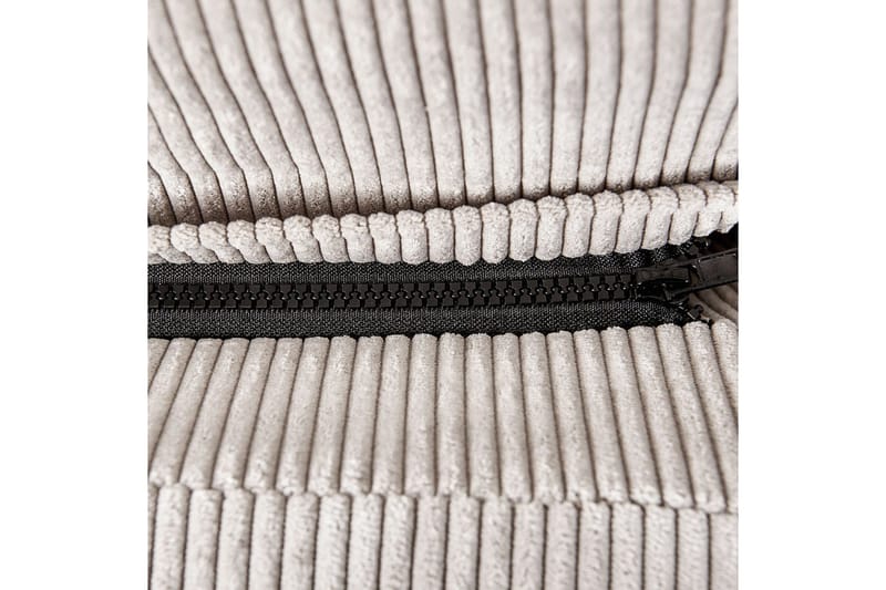 Seng med lamelramme Melle - Lysebeige/Fløjl, Lys beige/Fløjl, 160x200 cm - Møbler - Senge - Sengeramme & sengestel