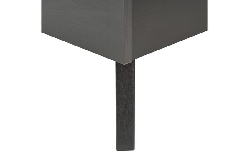 Seng med lamelramme Monpazier - Sort, lyst træ, 160x200 cm - Møbler - Senge - Sengeramme & sengestel