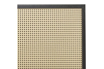 Seng med lamelramme Monpazier - Sort, lyst træ, 180x200 cm - Møbler - Senge - Sengeramme & sengestel