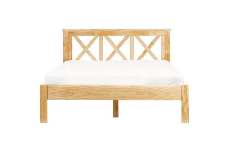 Seng med lamelramme Tannay - Lyst træ, 140x200 cm - Møbler - Senge - Sengeramme & sengestel