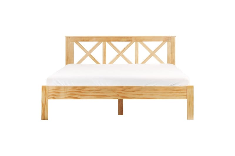 Seng med lamelramme Tannay - Lyst træ, 160x200 cm - Møbler - Senge - Sengeramme & sengestel