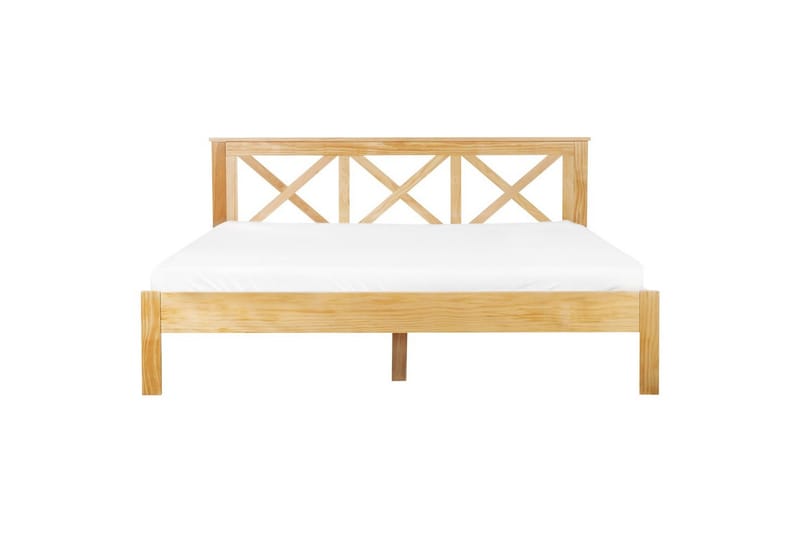 Seng med lamelramme Tannay - Lyst træ, 180x200 cm - Møbler - Senge - Sengeramme & sengestel