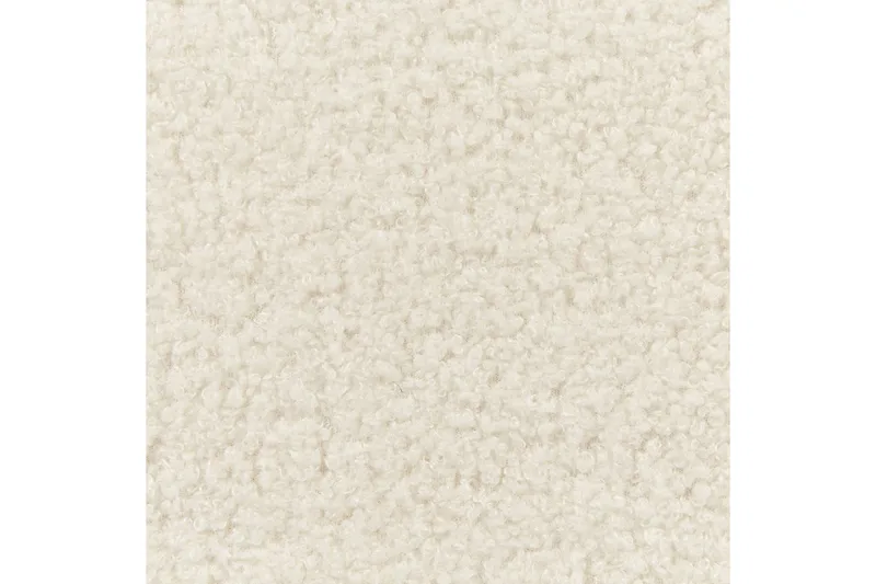 Seng med lamelramme Valognes - Cremehvid, Sort, 180x200 cm - Møbler - Senge - Sengeramme & sengestel