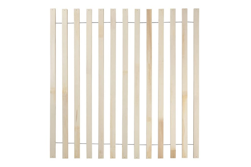Seng med lamelramme Valognes - Grøn, Sort, Grøn, sort, 180x200 cm - Møbler - Senge - Sengeramme & sengestel