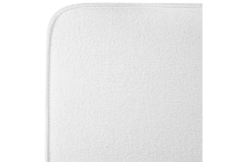 Seng med lamelramme Valognes - Hvid, Sort, 160x200 cm - Møbler - Senge - Sengeramme & sengestel