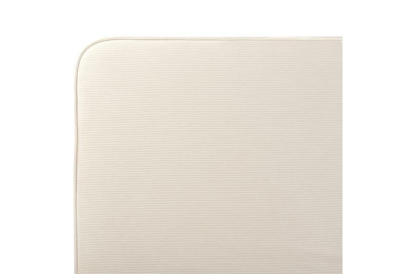 Seng med lamelramme Valognes - Lys beige, sort, 160x200 cm - Møbler - Senge - Sengeramme & sengestel