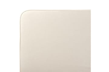 Seng med lamelramme Valognes - Lys beige, sort, 180x200 cm - Møbler - Senge - Sengeramme & sengestel