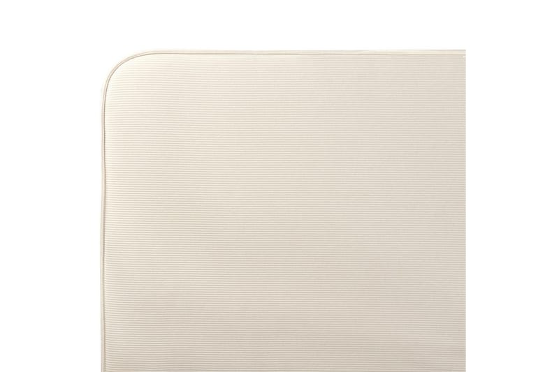 Seng med lamelramme Valognes - Lys beige, sort, 180x200 cm - Møbler - Senge - Sengeramme & sengestel