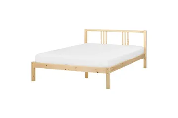 Seng med lamelramme Vannes - 140x200 cm - Møbler - Senge - Sengeramme & sengestel
